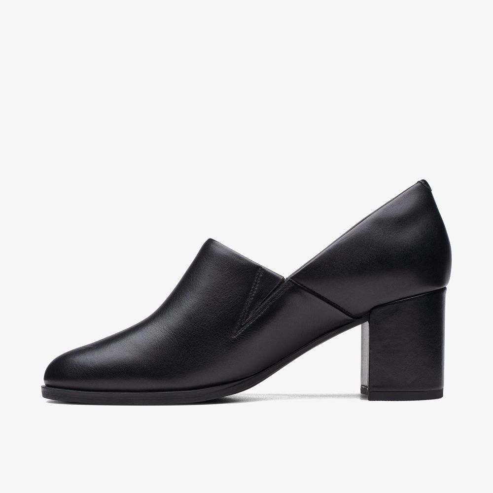 Black Clarks Women's Freva 55 Lily Pumps | 431PCHBRJ