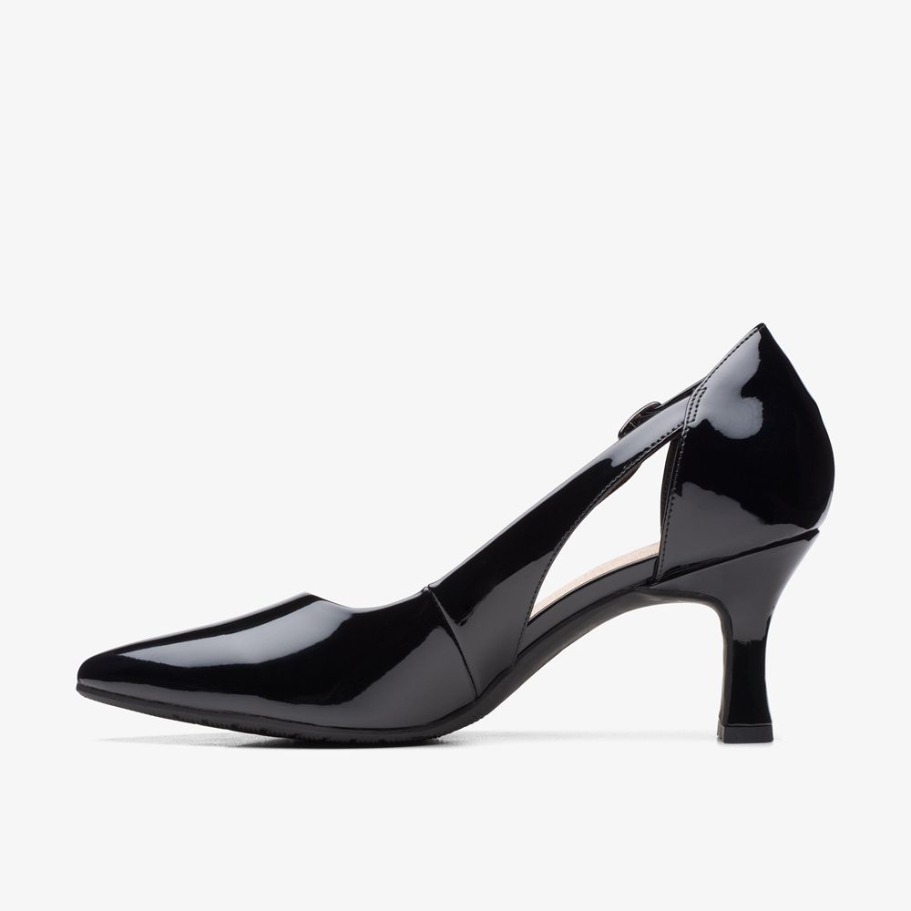 Black Clarks Women's Kataleyna Rae Pumps | 896UAPKGT