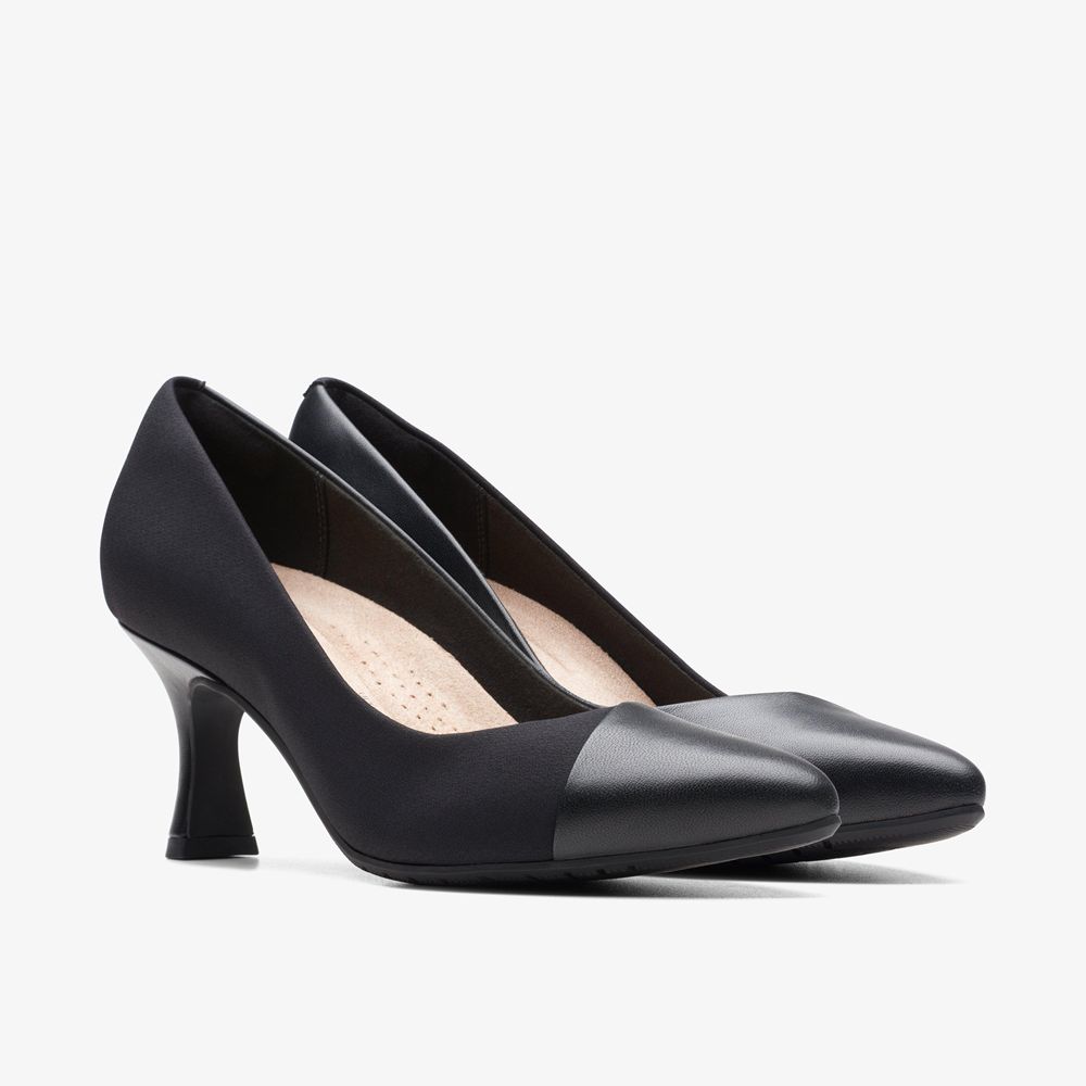 Black Clarks Women's Kataleyna Rose Pumps | 870SPBDAR