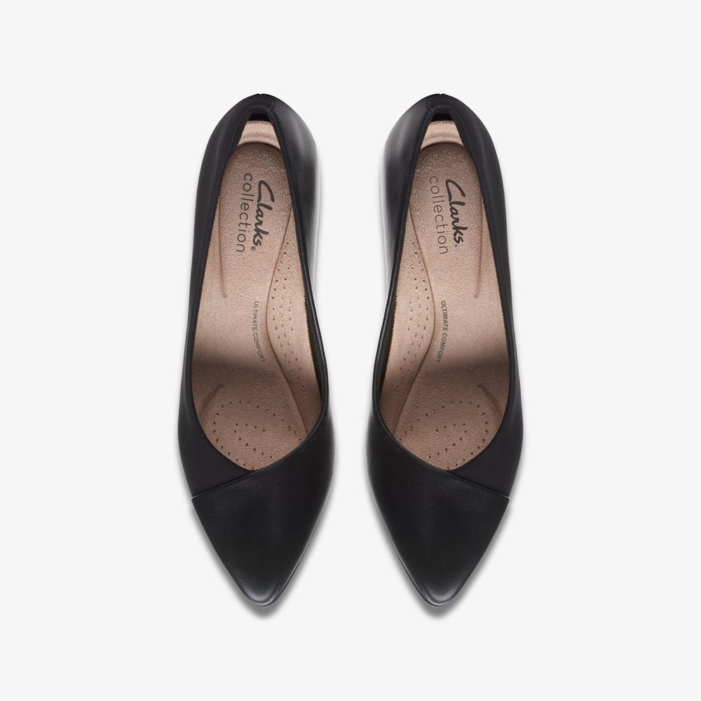 Black Clarks Women's Kataleyna Rose Pumps | 870SPBDAR