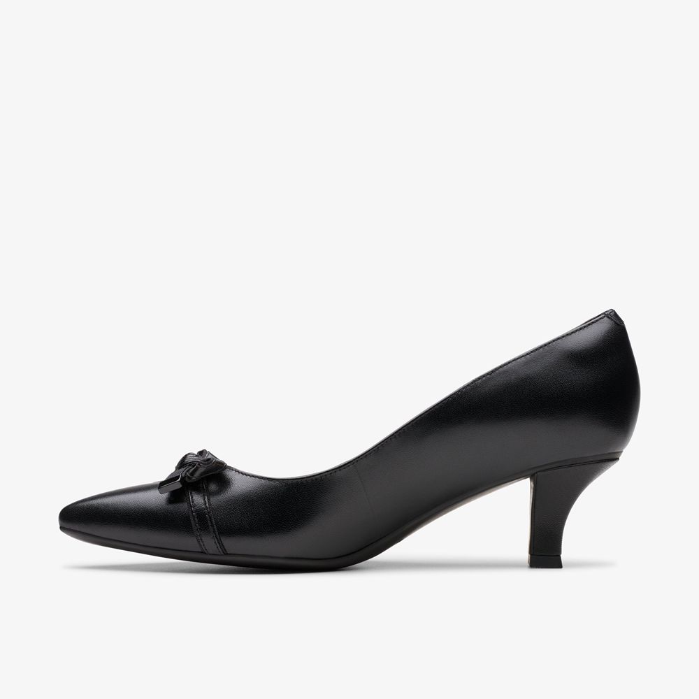 Black Clarks Women's Kepley Holly Pumps | 276HCNYZI