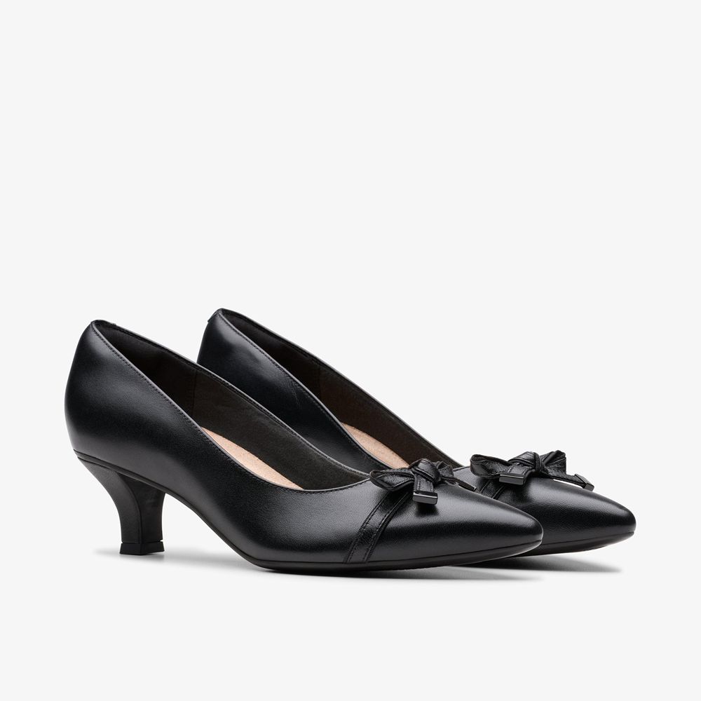 Black Clarks Women's Kepley Holly Pumps | 276HCNYZI