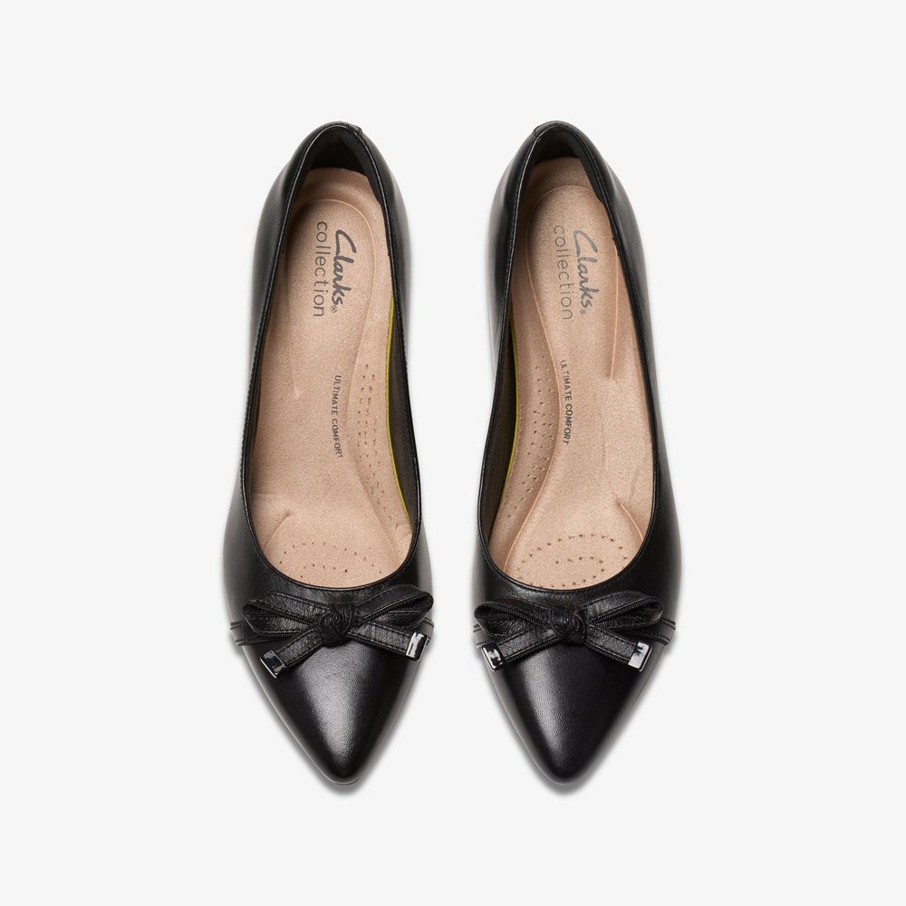 Black Clarks Women's Kepley Holly Pumps | 276HCNYZI