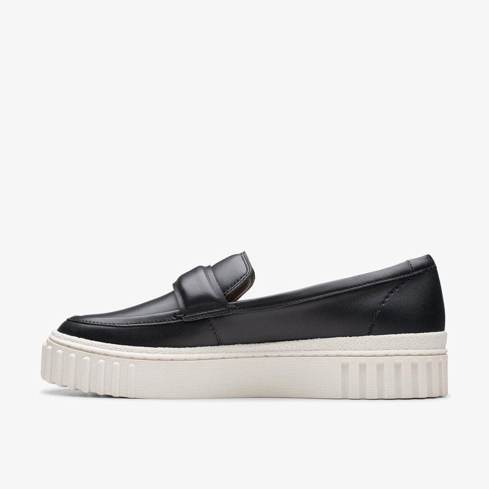 Black Clarks Women's Mayhill Cove Loafers | 987SEDJGX