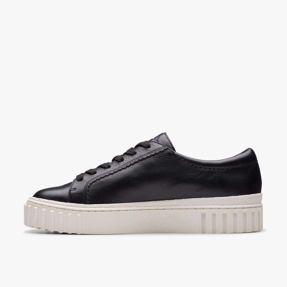 Black Clarks Women's Mayhill Walk Sneakers | 247HUNZFD