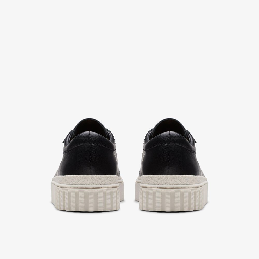 Black Clarks Women's Mayhill Walk Sneakers | 247HUNZFD