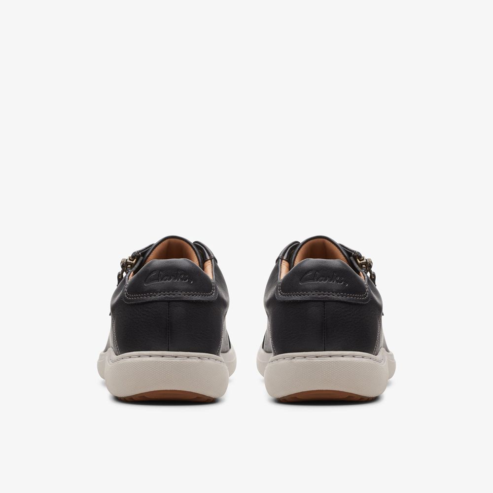 Black Clarks Women's Nalle Lace Sneakers | 531NUYIQK