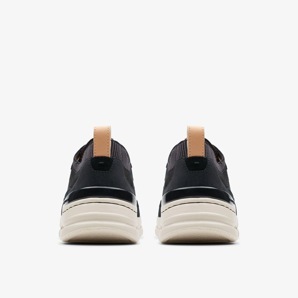 Black Clarks Women's Nature X Cove Sneakers | 516ELKIFP