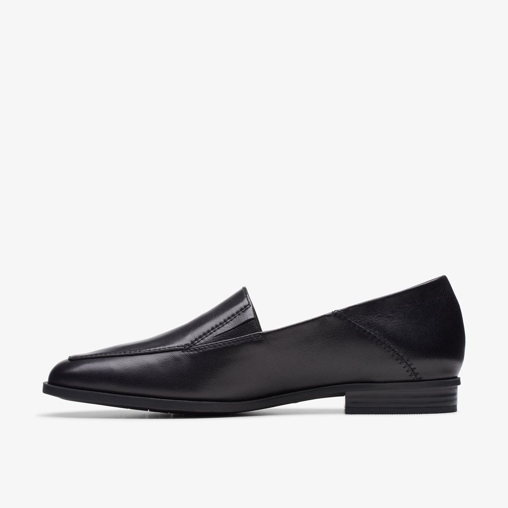 Black Clarks Women's Sarafyna Freva Loafers | 368CSAJEK