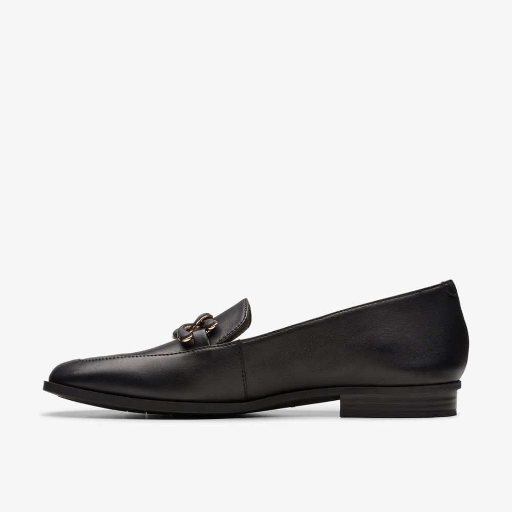 Black Clarks Women's Sarafyna Rae Loafers | 548ZKVPBW