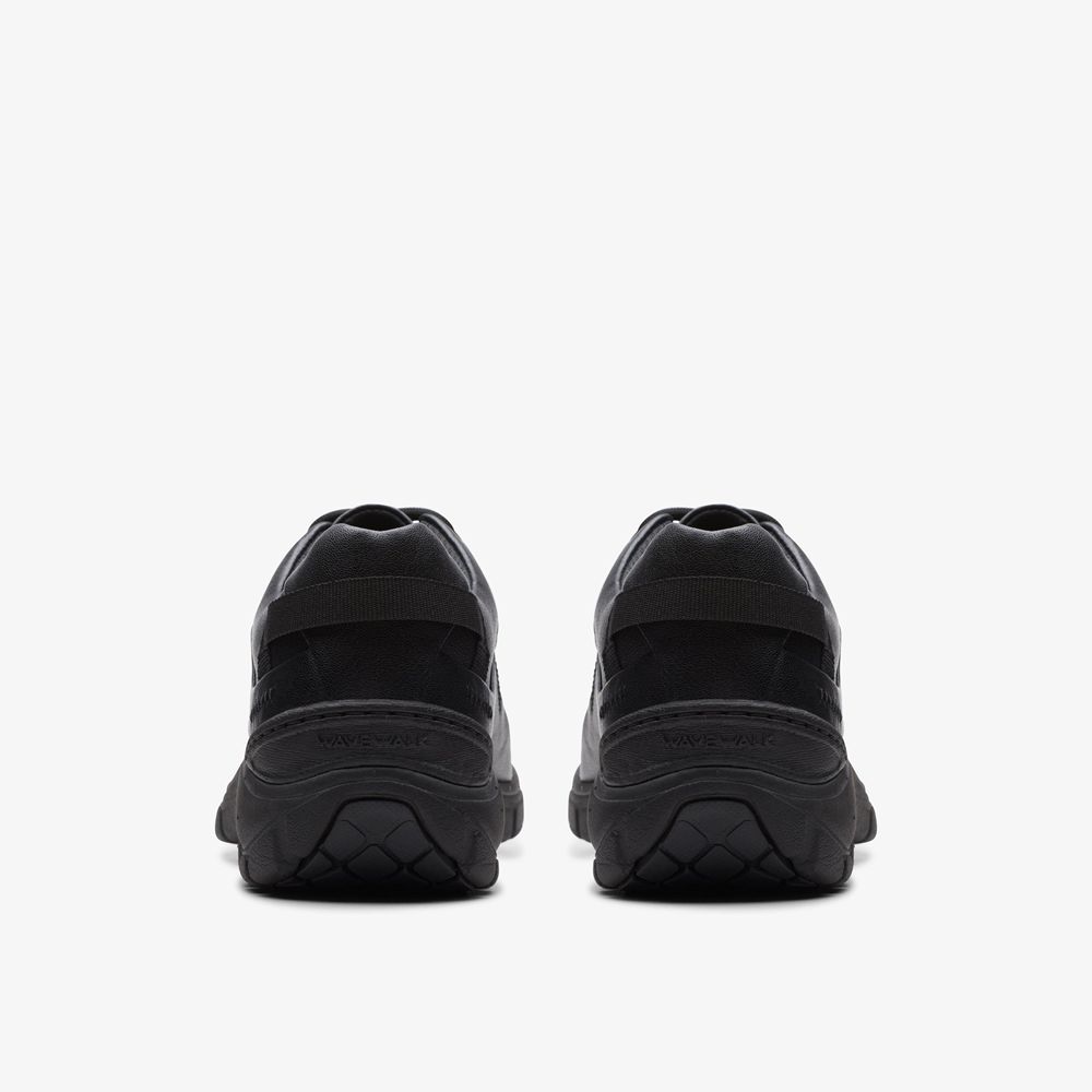 Black Clarks Women's Wave Range Sneakers | 703IRXDQJ