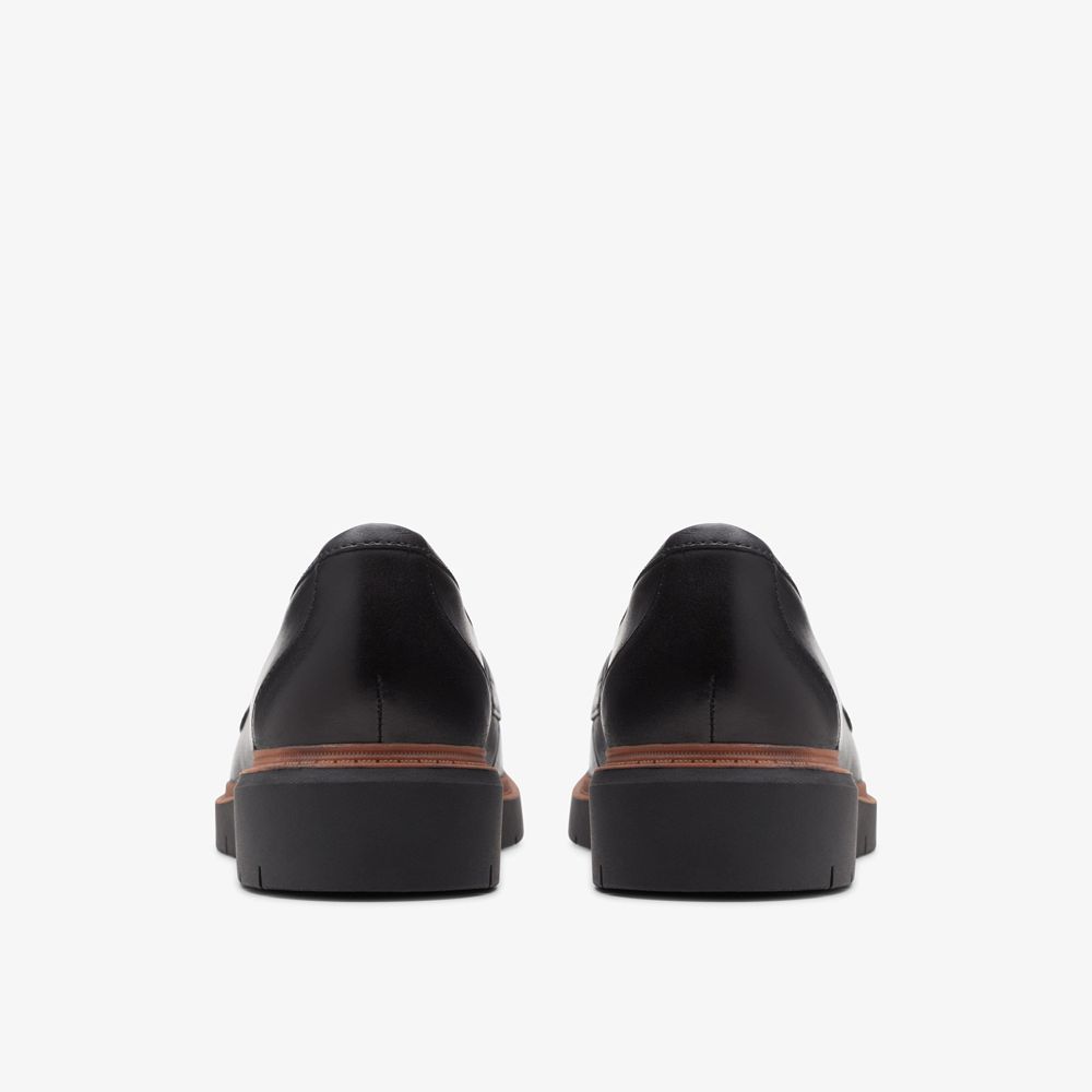 Black Clarks Women's Westlynn Bella Loafers | 748MLZIGB