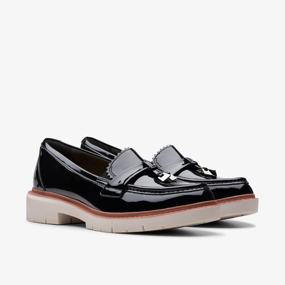 Black Clarks Women's Westlynn Bella Loafers | 894ULQXIJ