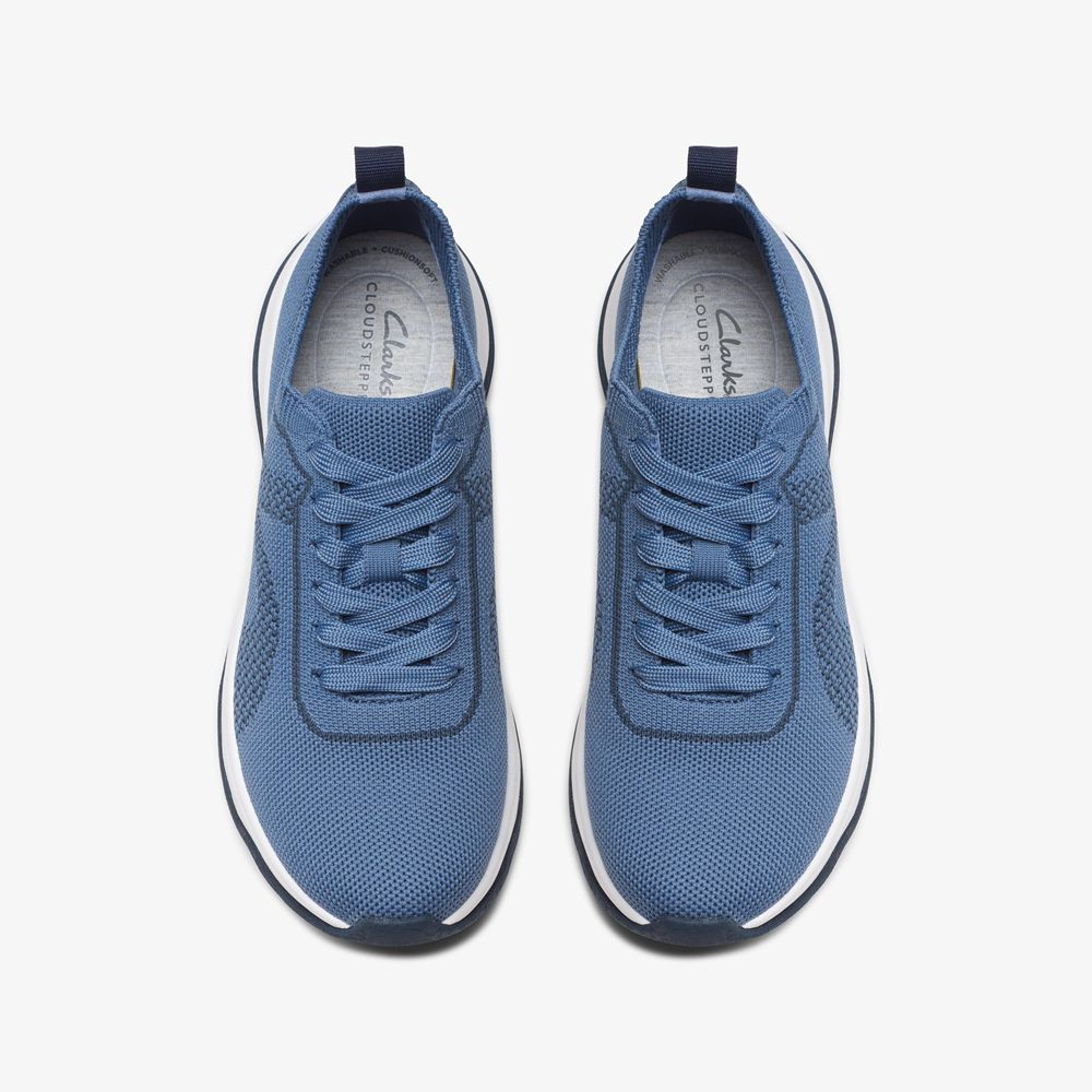 Blue Clarks Women's Circuit Tie Sneakers | 207LNDAKW