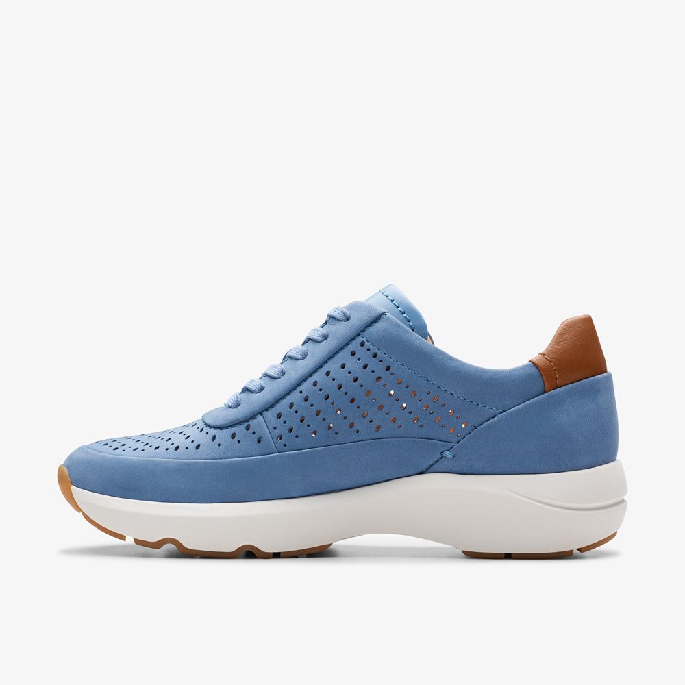 Blue Clarks Women's Tivoli Grace Sneakers | 058OQVHUZ