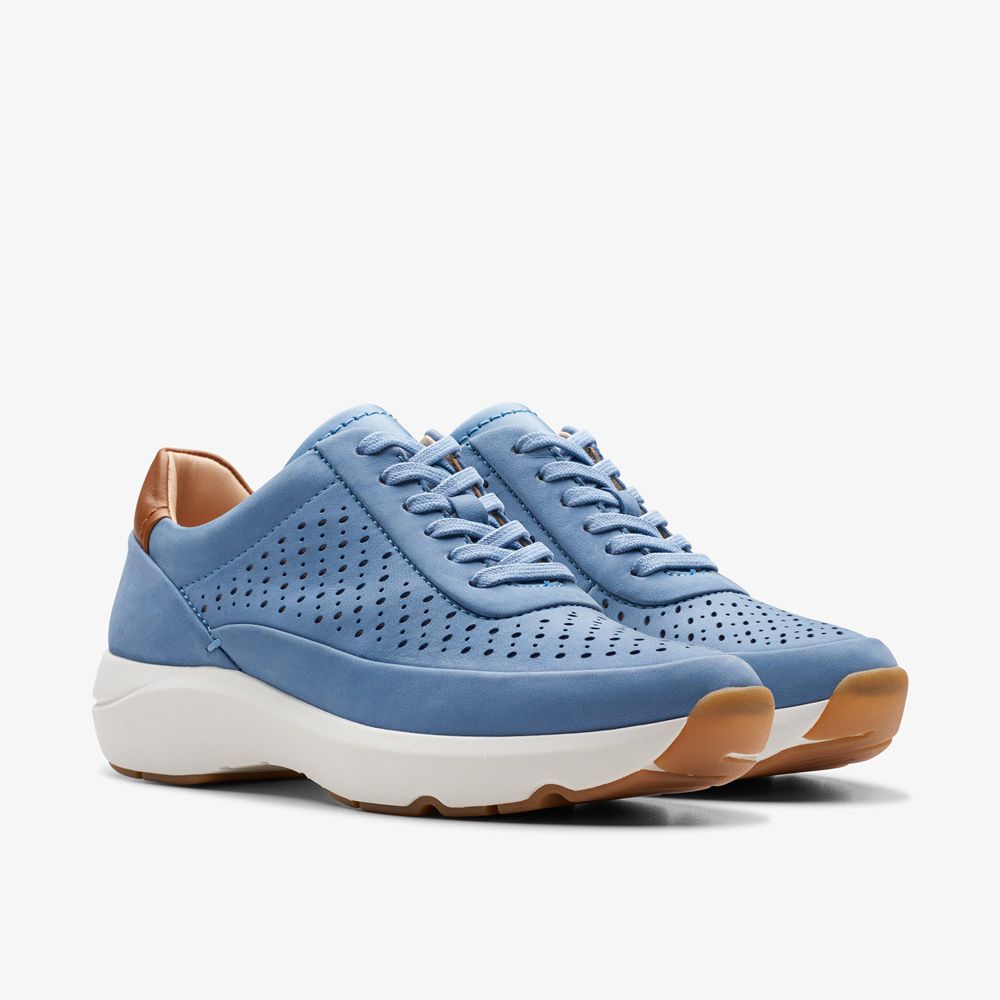 Blue Clarks Women's Tivoli Grace Sneakers | 058OQVHUZ