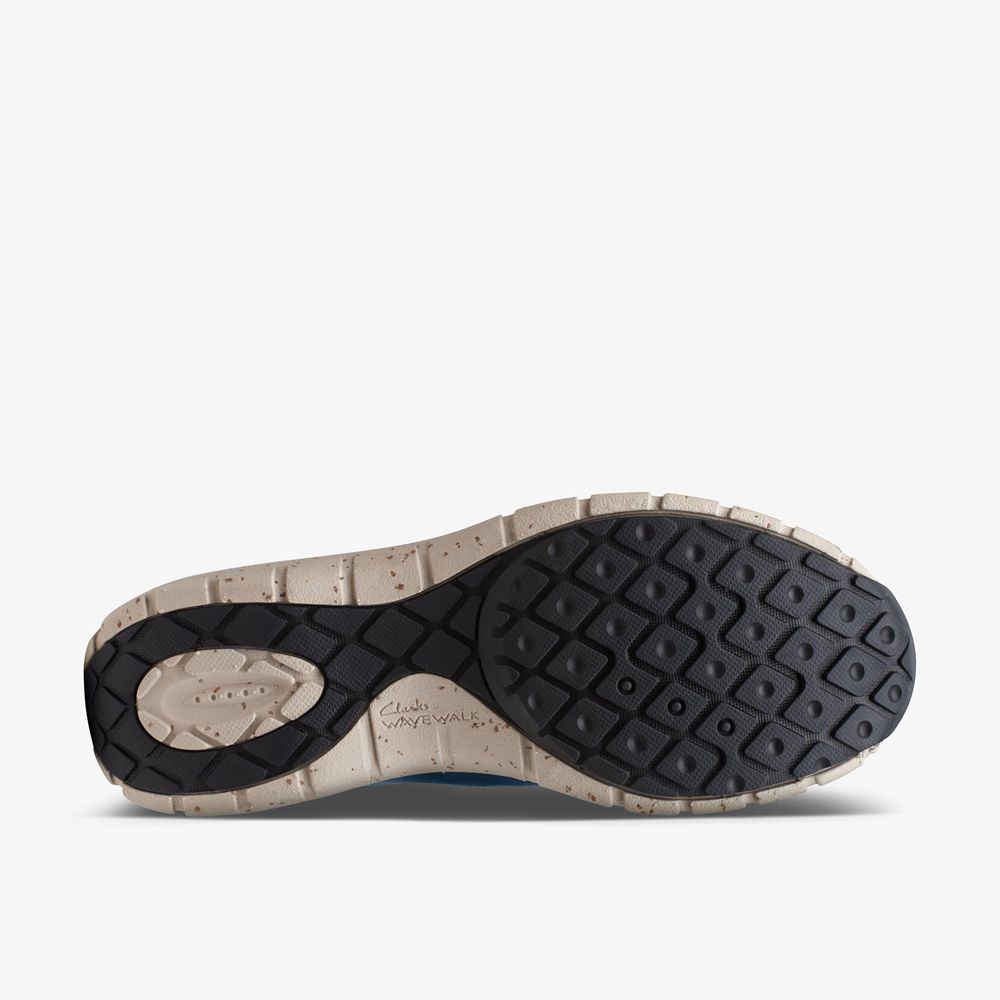 Blue Clarks Women's Wave Range Sneakers | 897OAEJIY