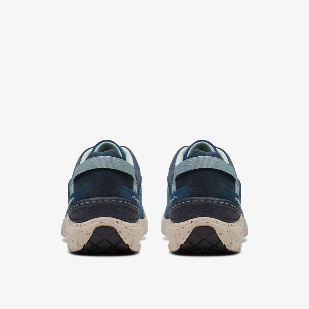 Blue Clarks Women's Wave Range Sneakers | 897OAEJIY