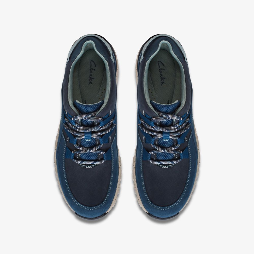 Blue Clarks Women's Wave Range Sneakers | 897OAEJIY