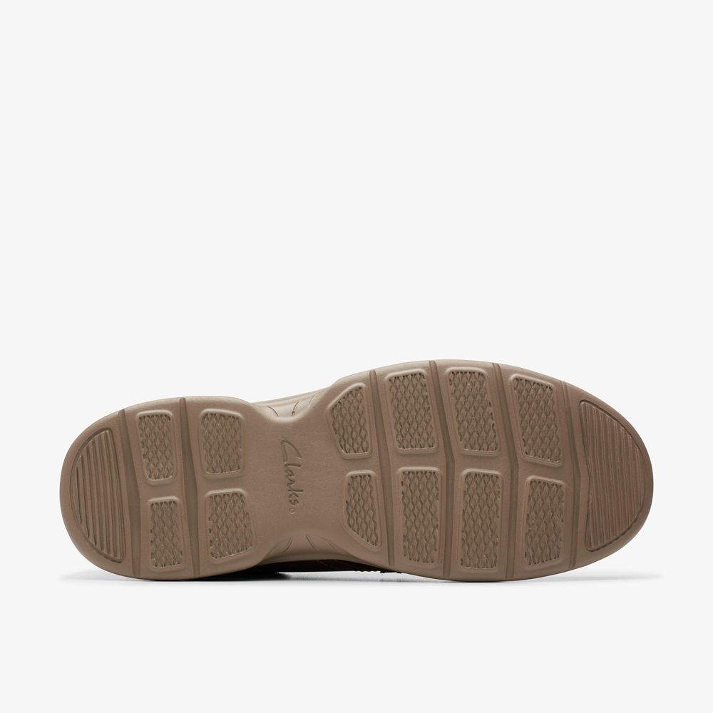 Brown Clarks Men's Bradley Vibe Sneakers | 382OIAGYM