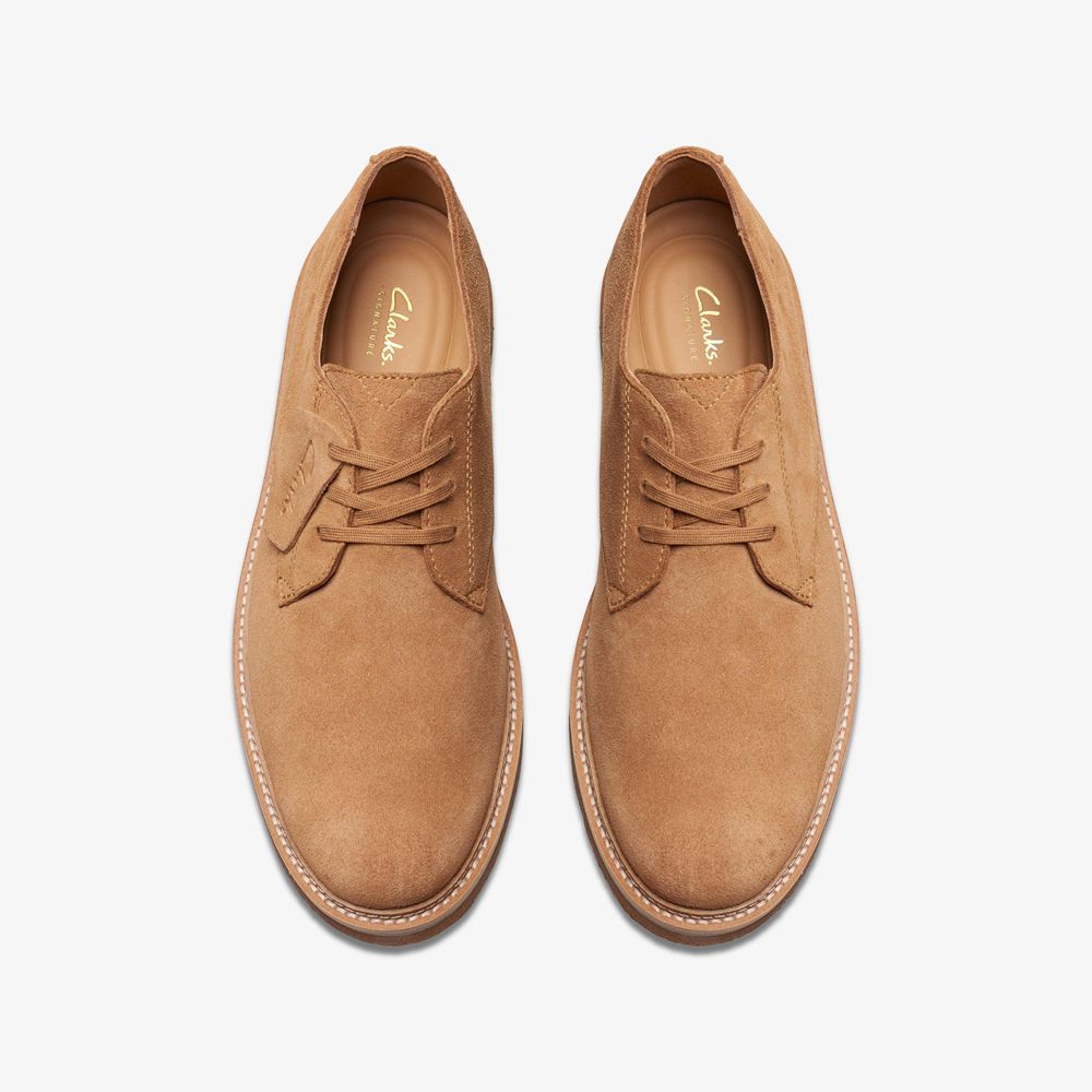 Brown Clarks Men's Clarkdale Derby Oxfords | 260LRKOHI