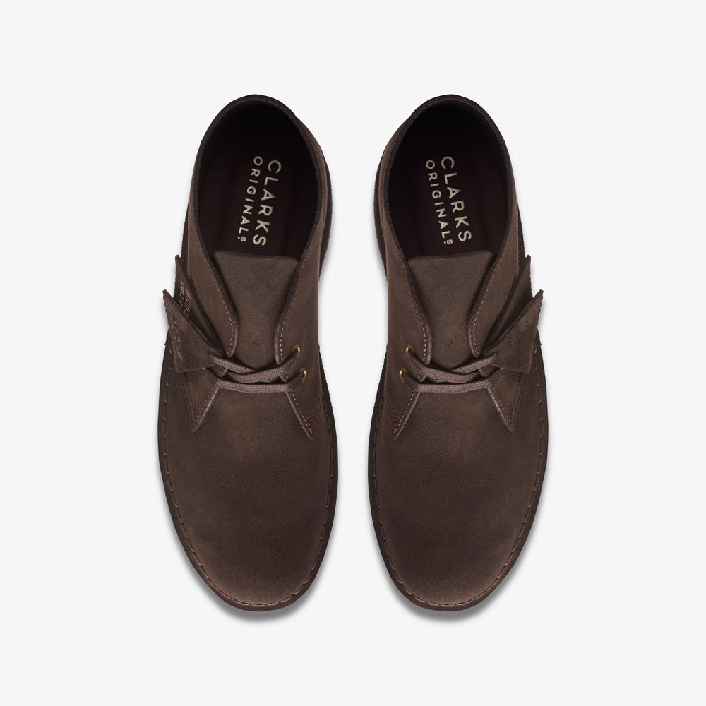 Brown Clarks Men's Desert Boots | 103CHXLMP