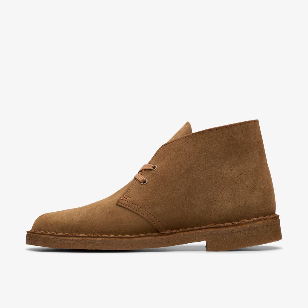 Brown Clarks Men's Desert Boots | 869KFPRUS