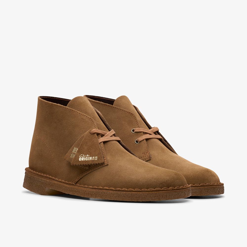 Brown Clarks Men's Desert Boots | 869KFPRUS