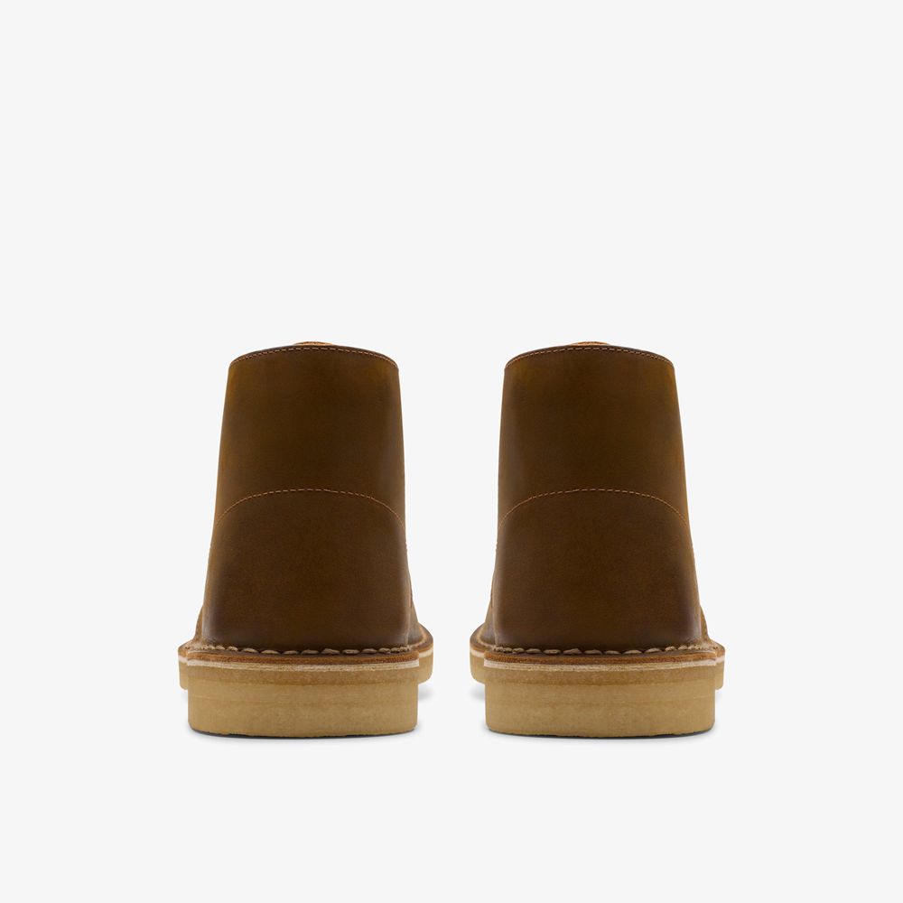 Brown Clarks Men's Desert Boots | 873DEMNCR