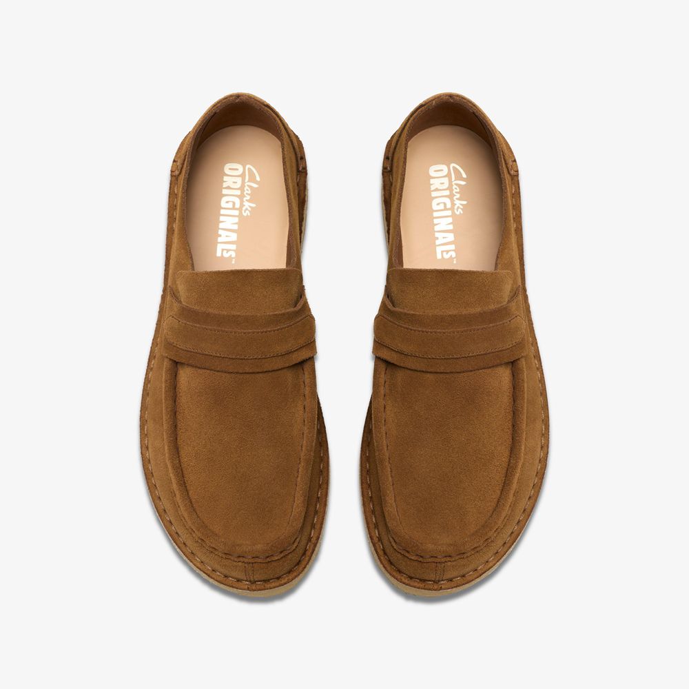 Brown Clarks Men's Nomad Loafer Loafers | 746GOSCDU