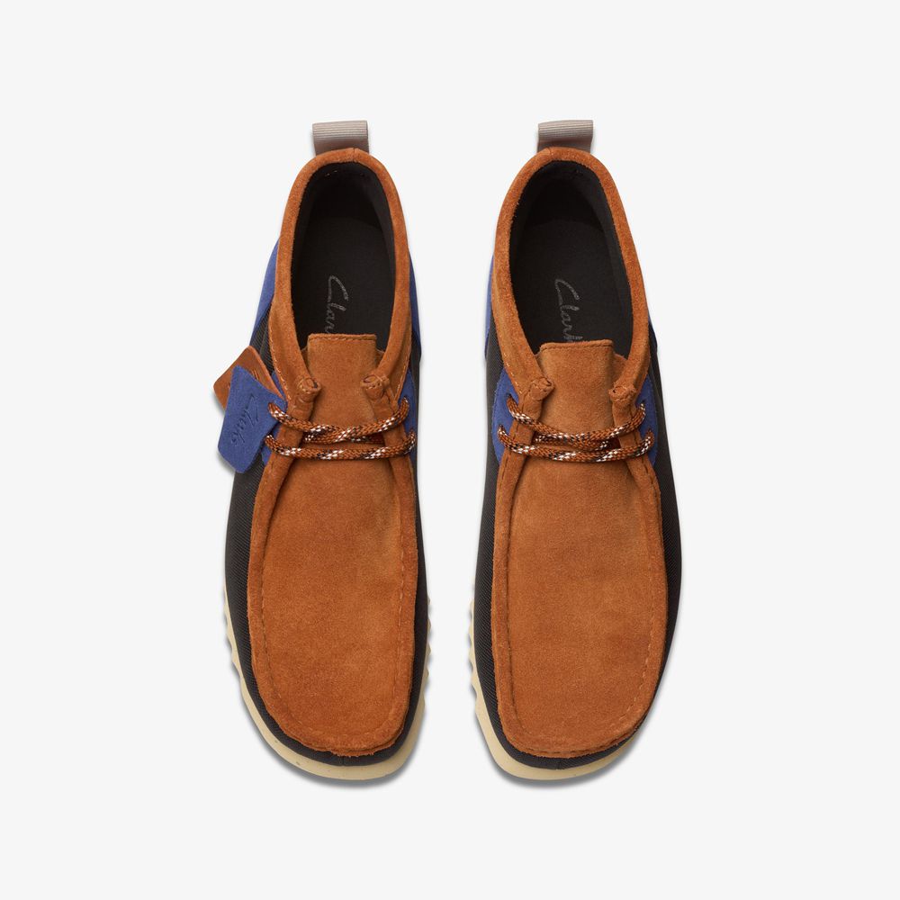 Brown Clarks Men's Wallabee 2 Ftre Boots | 123VDGTPM