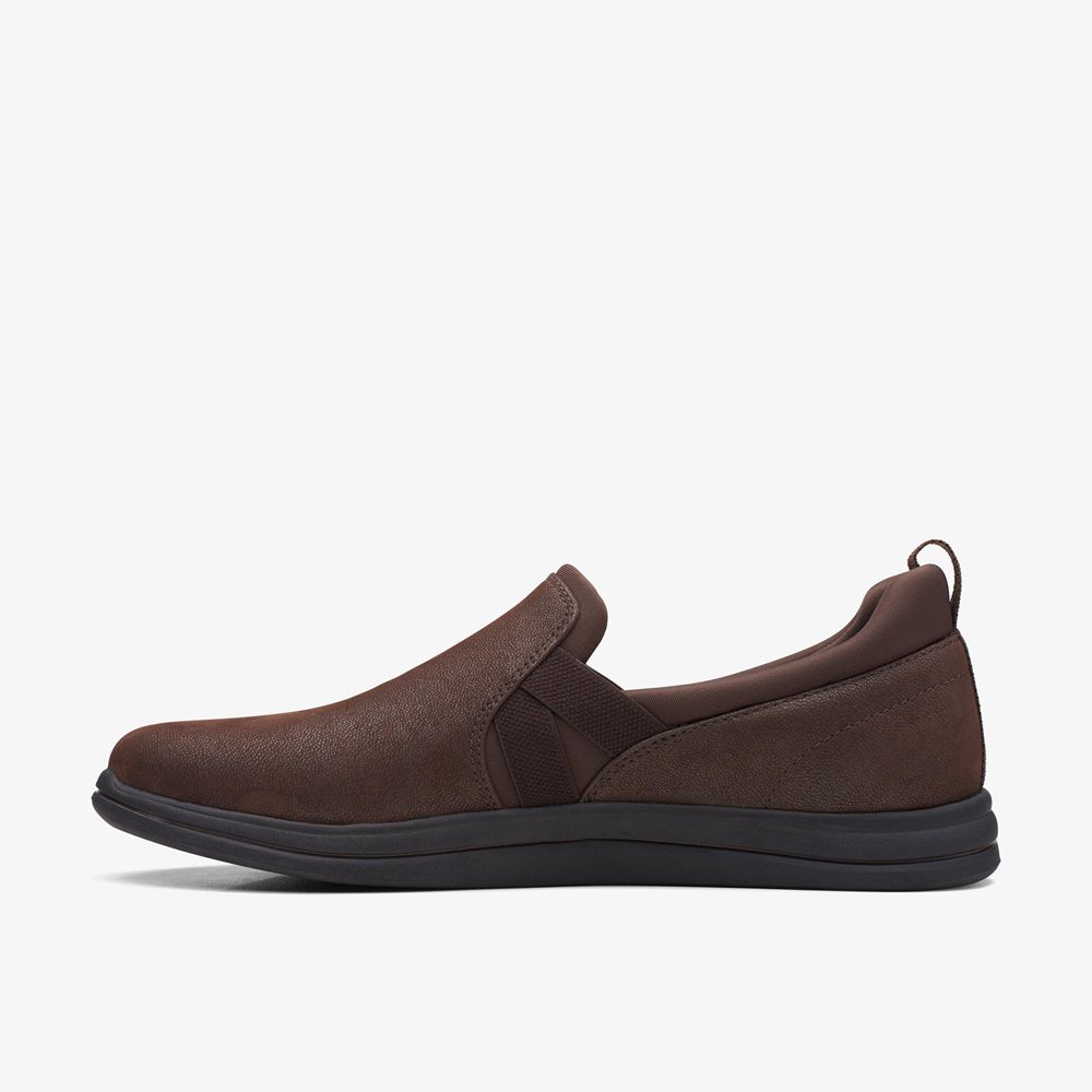 Brown Clarks Women's Breeze Bali Sneakers | 761MRNXVU