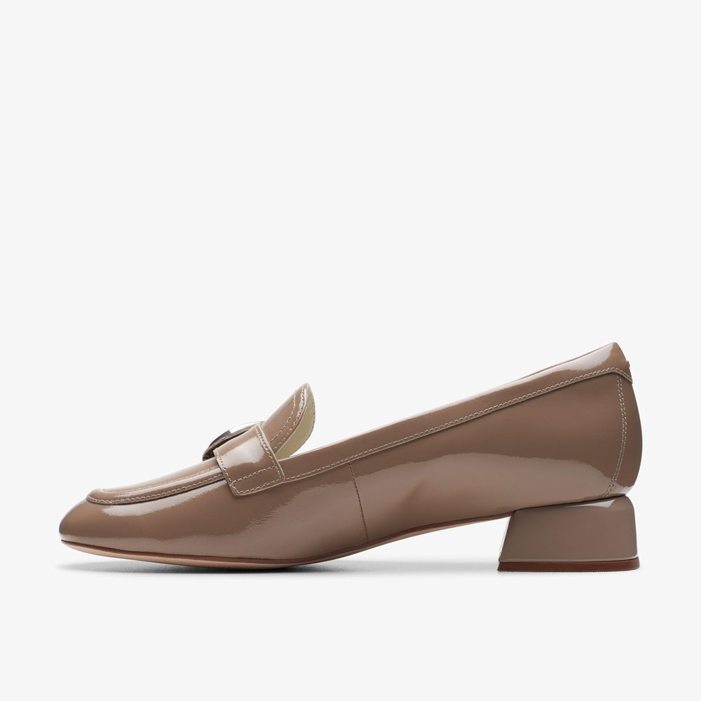 Brown Clarks Women's Daiss 30 Trim Pumps | 128QDBLHN