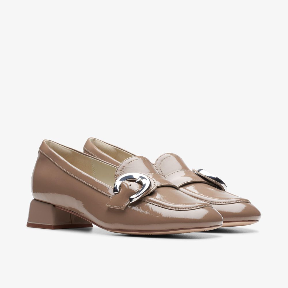 Brown Clarks Women's Daiss 30 Trim Pumps | 128QDBLHN