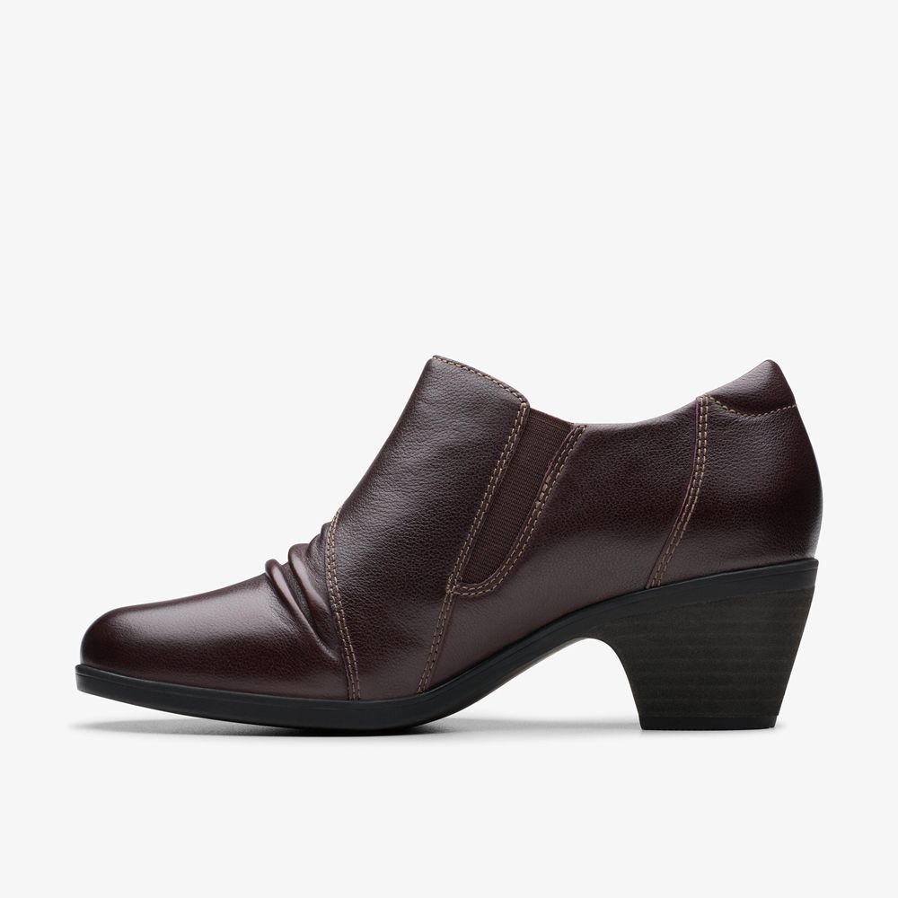 Brown Clarks Women's Emily 2 Braley Pumps | 259UEVOBA