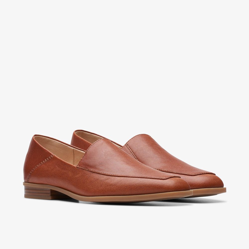 Brown Clarks Women's Sarafyna Freva Loafers | 792LYRZOM