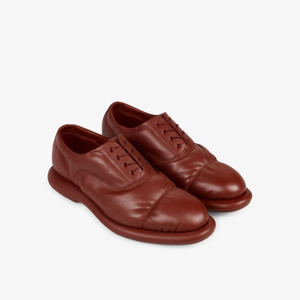 Burgundy Clarks Men's Martine Rose Oxford 1 Oxfords | 769ZTRYEO