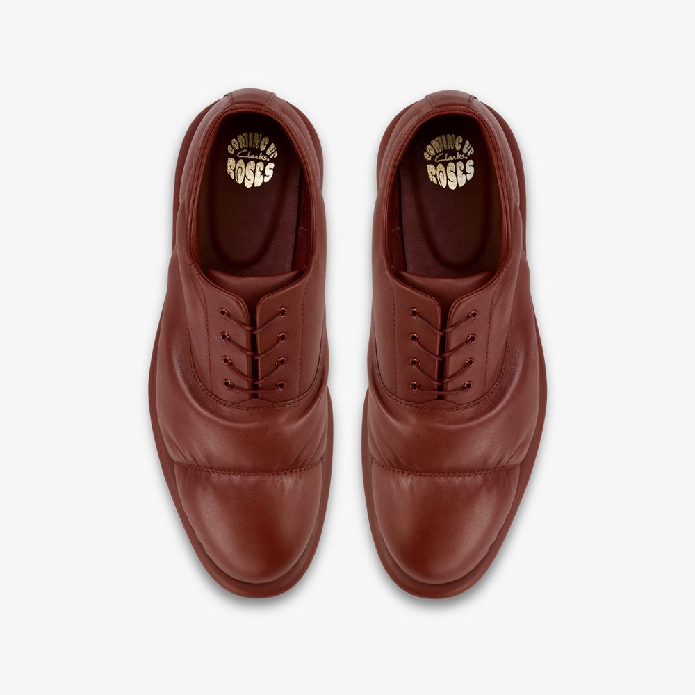 Burgundy Clarks Men's Martine Rose Oxford 1 Oxfords | 769ZTRYEO