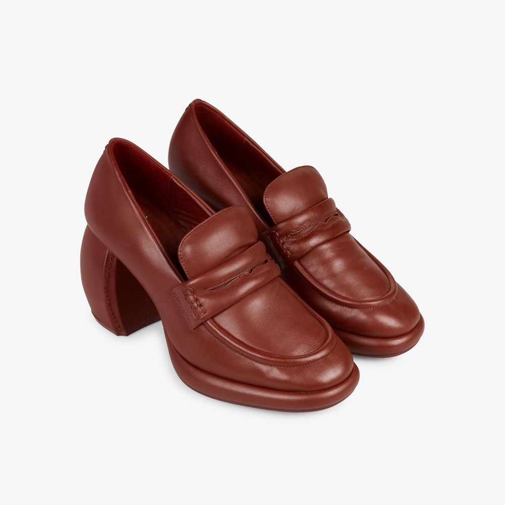 Burgundy Clarks Women's Martine Rose Loafer 1 Pumps | 320TYGDIK