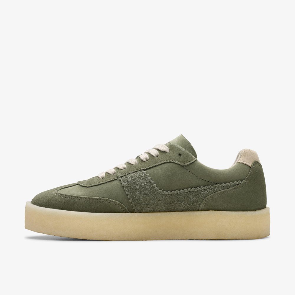 Green Clarks Women's Tor 80 Sneakers | 690OPFGAI