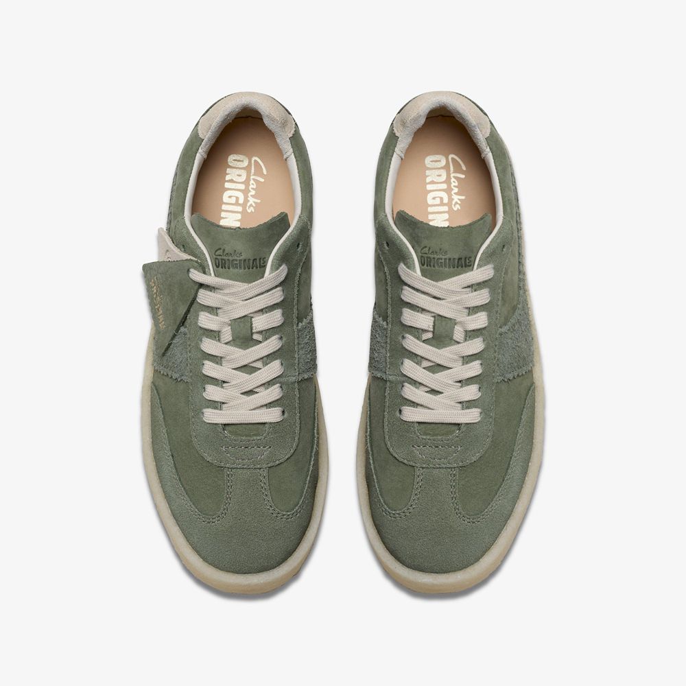 Green Clarks Women's Tor 80 Sneakers | 690OPFGAI