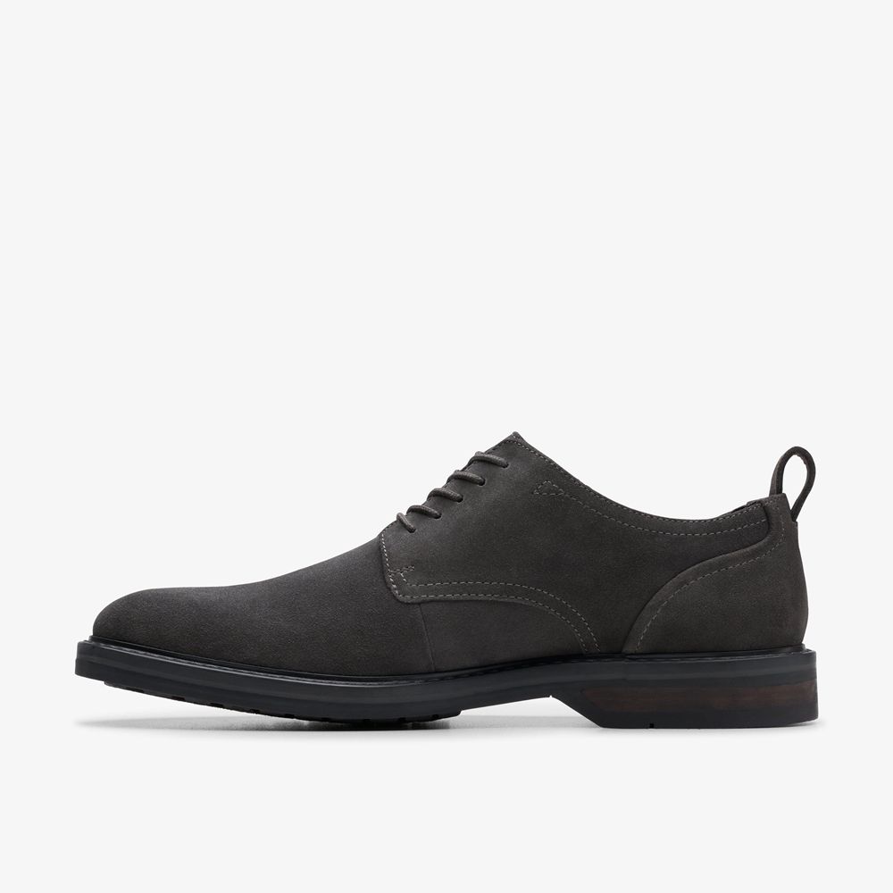 Grey Clarks Men's Aldwin Lace Oxfords | 593HBVUSZ