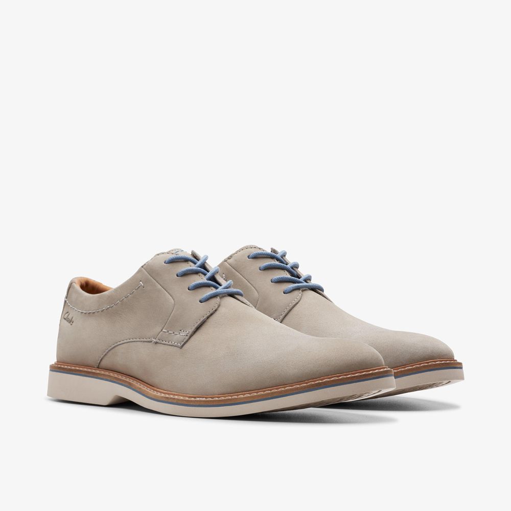 Grey Clarks Men's Atticus Lt Lace Oxfords | 653RSHFKO