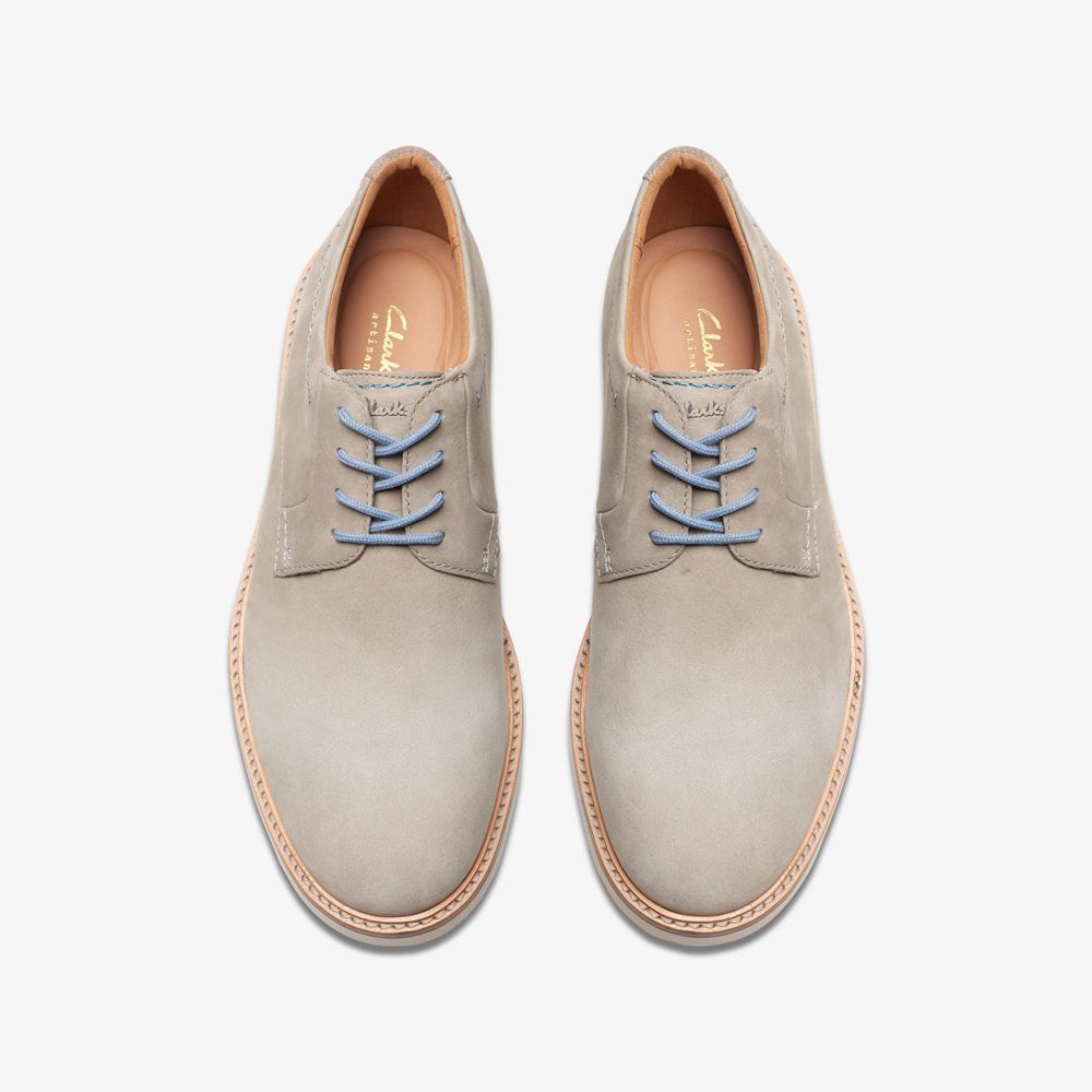 Grey Clarks Men's Atticus Lt Lace Oxfords | 653RSHFKO