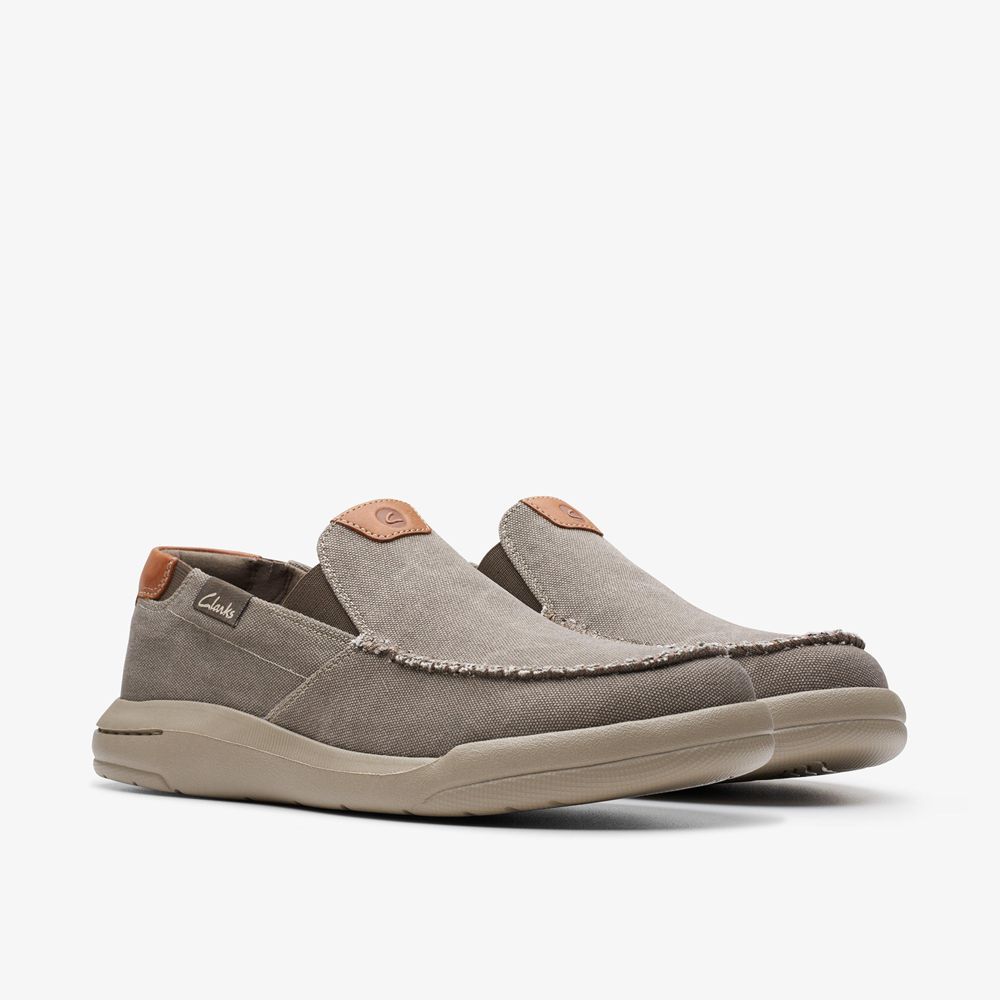 Grey Clarks Men's Driftlite Step Boat Shoes | 871DWKBIO