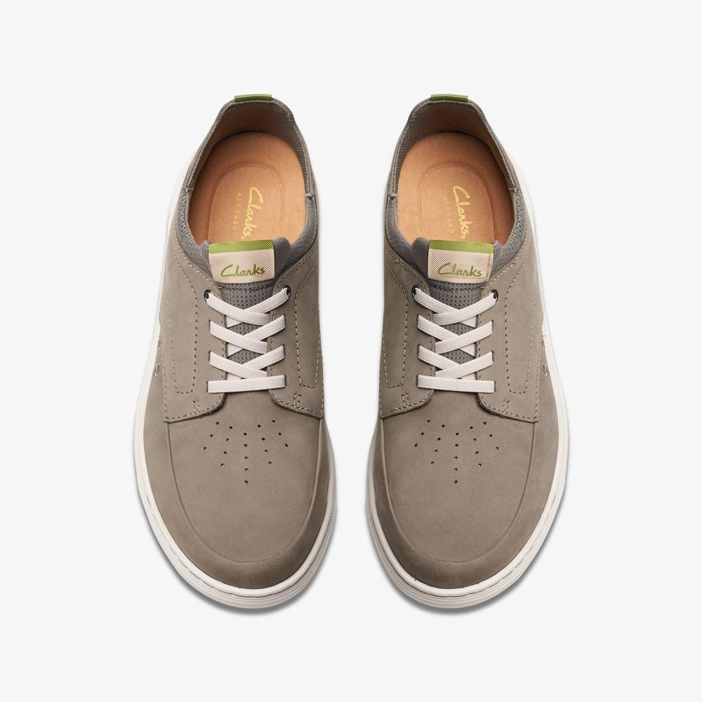 Grey Clarks Men's Mapstone Easy Sneakers | 648CYXASP