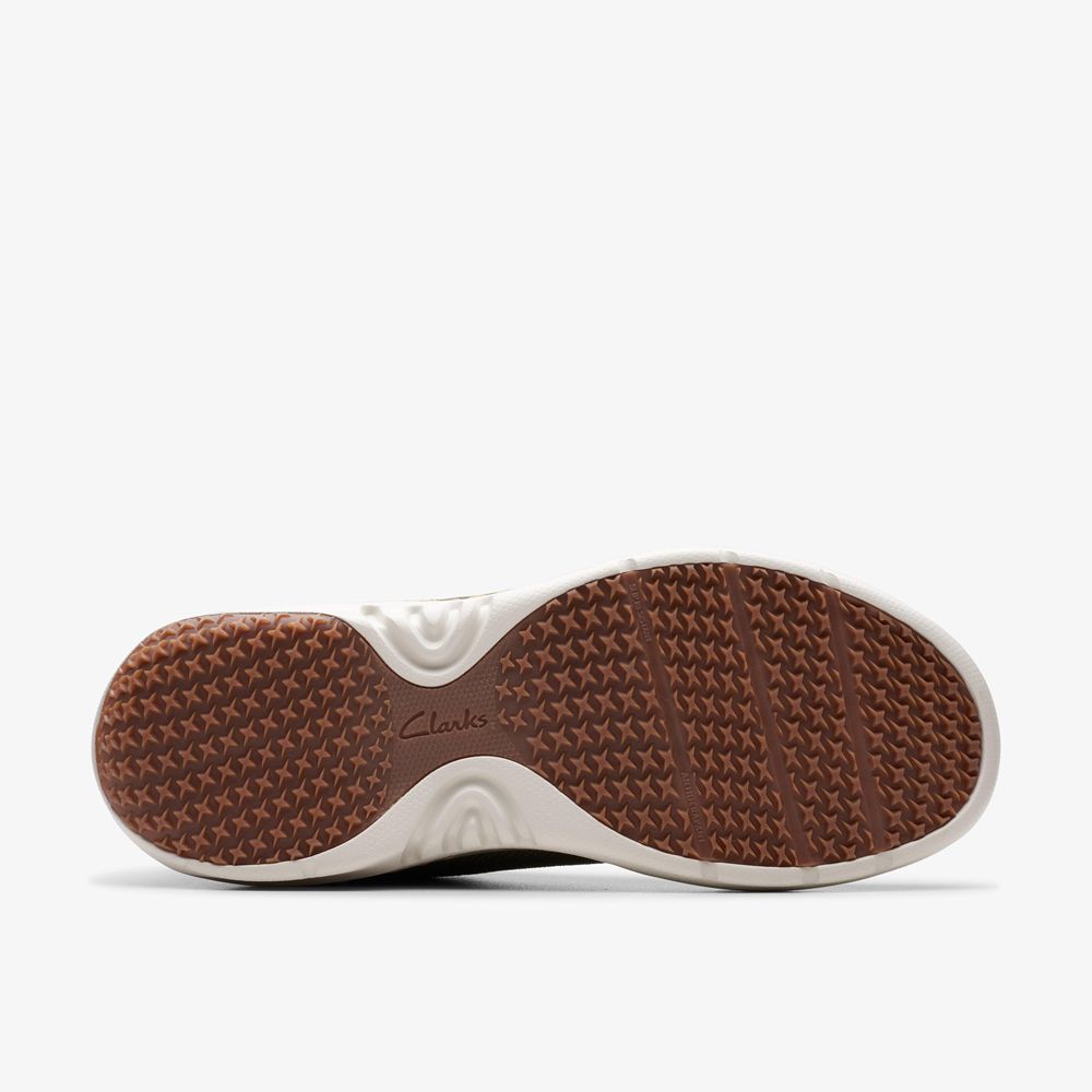 Grey Clarks Men's Pro Knit Sneakers | 971WZBALI