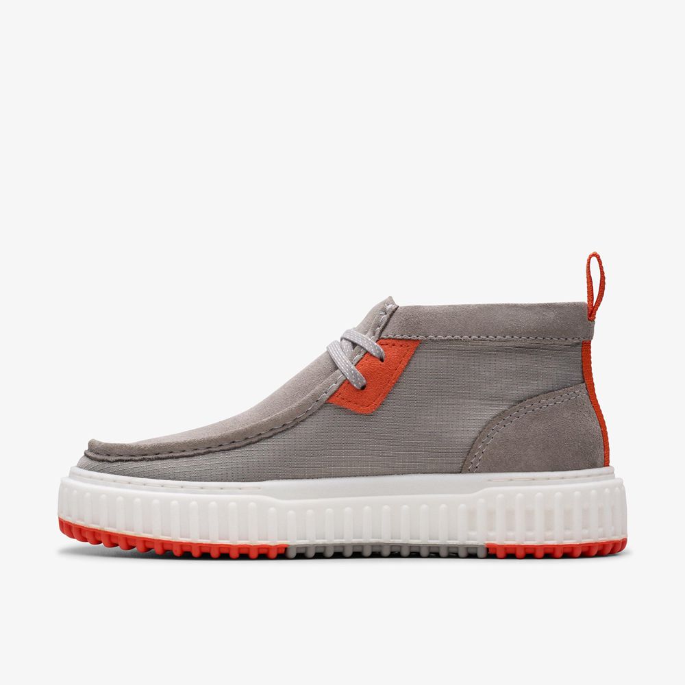 Grey Clarks Men's Torlite Hi Boots | 657ZVKRNM