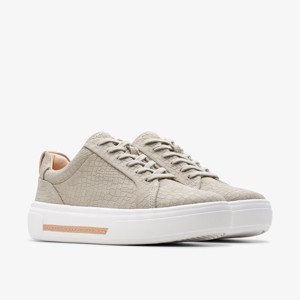 Grey Clarks Women's Hollyhock Walk Sneakers | 835SBPWNQ