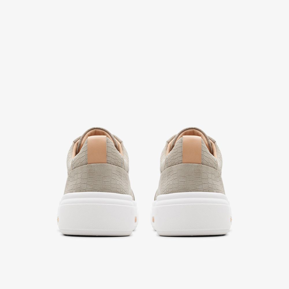 Grey Clarks Women's Hollyhock Walk Sneakers | 835SBPWNQ